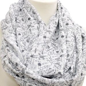 Science Infinity Scarf Physics Formulas Geek nerd